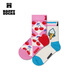 Happy Socks【25年新品】中筒襪多雙禮盒兒童襪子秋冬季運動(dòng)襪男女童透氣襪 冰淇淋 2雙 均碼 4-6Y