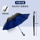兜市精選長(cháng)柄雨傘帶防水套加固大號雙三人超大抗風(fēng)暴傘車(chē)載直桿傘黑膠晴雨 8骨加固帶防水套+外黑內藍