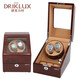 德克力時(shí)（DrikLux）搖表器自動(dòng)機械手表上鏈表盒擺轉表上弦晃表放置器家用雙表位