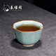 泰禧閣冰裂茶杯陶瓷主人杯對(duì)杯品茗杯個(gè)人專用杯子功夫茶具景德鎮(zhèn) 八音茶杯-禮盒裝 100ml