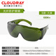 Cloudray激光切割打標機焊接配件 1064nm光纖防護眼鏡 B款-OD6+（大綠）