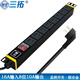 三拓 TS8215 PDU機柜插座電源pdu插排接線(xiàn)板8位16A輸入10A輸出新國標孔開(kāi)關(guān)模塊2.5平方線(xiàn)