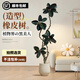 臨雅黑金剛橡皮樹(shù)客廳大盆栽造型室內(nèi)大型綠植好養(yǎng)四季辦公室陽(yáng)臺(tái) 雙枝橡皮樹(shù)1.6-1.7米+聚寶盆