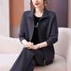 緹米媗中年媽媽秋季休閑運(yùn)動(dòng)服套裝2025新款中老年女刺繡春秋減齡三件套 高級(jí)灰6532（休閑三件套） 2XL 建議穿118-130斤