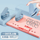 得力（deli）打孔機圓環(huán)孔小型打孔器單孔手動(dòng)活頁(yè)本裝訂紙張文件卡片本子圓形打洞打洞器迷你裝訂書(shū)環(huán) 【杜若藍】+裝訂環(huán)15個(gè) 【單孔打孔器】
