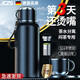 JCZS德國(guó)保溫杯316不銹鋼保溫杯旋蓋茶水分離大容量高端車(chē)載泡茶杯便 【升級(jí)手柄-316】鋼本色溫 600ml