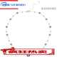 奢曼蒂（SHEMANDI）滿(mǎn)天星珍珠項鏈2023輕奢小眾感氣質(zhì)小米珠頸鏈 滿(mǎn)天星紫色珍珠項鏈