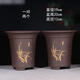 【護根養根】紫砂蘭花盆特大家用清倉花盆專(zhuān)用盆蘭花綠植陶瓷紫砂 A款(蘭)中號2個(gè)虧本促銷(xiāo) 中等