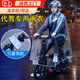 衛(wèi)辭代駕雨衣司機(jī)騎行專用滴滴透明雨衣電動自行車成人雨披外賣騎手 【升級加厚款】可帶頭盔全透款 5XL