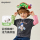 MQDMINI童裝男童長(cháng)袖T恤兒童t恤中小童卡通印花打底上衣 假兩件AB袖