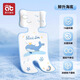 愛(ài)貝迪拉（AIBEDILA）嬰兒車(chē)涼席安全座椅墊子夏季通用冰絲遛娃神器寶寶餐椅推車(chē)涼席 加長(cháng)款/植物驅蚊/7A抗菌【鯨魚(yú)】