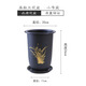德沃多花盆樹(shù)脂國風(fēng)養花蘭花花盆蝴蝶蘭蘭花專(zhuān)用盆黑色小號