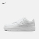 耐克（NIKE）空軍一號(hào)AIR FORCE 1 DANCE女子運(yùn)動(dòng)鞋板鞋秋季街舞FJ7409 100白/白/白/金屬銀 39