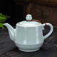 蒲戀德國進(jìn)口品質(zhì)汝窯茶壺過(guò)濾單壺陶瓷家用大號容量開(kāi)片功夫茶具帶濾 月白色汝窯過(guò)濾茶壺410ml 410ml
