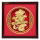 莫尼森  MOREISAN松鶴壽桃金箔畫擺件祝壽壽誕賀禮禮品送老人60 70 80生日禮物定制 福壽康寧壽字