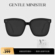 GENTLE MINISTERGM墨鏡男女同款太陽鏡防紫外線大臉圓臉顯瘦明星禮物送老公送女友 GM-William Pro黑灰片