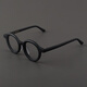 MOSCOT LEMTOSH眼鏡框女士 歐美磨砂黑色框眼睛 復古啞光橢圓形小臉近視鏡架男款 磨砂黑色框