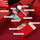 京東伴手禮女伴娘結(jié)婚回禮盒高檔輕奢口紅實(shí)用小眾高級(jí)感網(wǎng)紅生日禮物 酒紅色(套餐二) 21x21x21