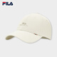 FILA【大滿貫帽】斐樂棒球帽防曬硬頂休閑運動帽遮陽帽鴨舌帽 蒸汽白-IV XS