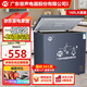 YO【一級能效】冰柜家用小型冷柜大容量保溫柜立式冷藏冷凍展示柜雙溫?zé)o霜商用冷藏柜兩用臥式電冰箱 單溫微霜款 160L 丨一級能效丨凍肉約160斤