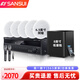 山水（SANSUI）吸頂音響喇叭 5.1家庭影院音響套裝 背景音樂客廳 吊頂喇叭 音箱功放家用- T3-6.5吋喇叭*5+8吋炮+功放+話筒