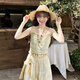 森女部落 原創(chuàng)度假風(fēng)設(shè)計(jì)感流蘇小吊帶2025新款女裝 吊帶（單件） （單件） S （單件）