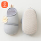貝瑞加（Babyprints）寶寶學(xué)步襪春夏兒童軟底地板襪室內學(xué)走路腳套早教襪套隔涼 灰12