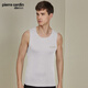 皮爾卡丹男士無(wú)痕背心莫代爾寬肩打底運動(dòng)彈力跨欄背心男款打底內衣 灰色【寬肩】 XL （145-170斤）