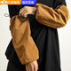 明月歸防水袖套女2024新款辦公室工作男秋冬羽絨服專用套袖成人防臟護袖 防水袖套【棕色】