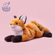 sunlemonoriginal日本可愛(ài)仿真狐貍玩偶毛絨玩具兒童抱睡娃娃抱枕生日禮物送男女生 P-3802