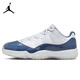 Jordan籃球鞋AJ11男子緩震JORDAN 11運(yùn)動鞋F(xiàn)V5104-104白藍(lán)42