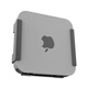 美易支Mac Mini M1M2M4/M4 pro金屬支架散熱托架桌下或者顯示器后背安裝軟墊保護(hù)不擋開關(guān)插口 黑色M1M2專用