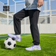 耐克（NIKE）官方男童DRI-FIT大童速干長(cháng)褲秋季反光運動(dòng)褲梭織FN8371 010黑/白 145 M