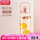 希樂(lè)水杯大容量運(yùn)動(dòng)吸管杯男女夏季網(wǎng)紅吸管杯tritan材質(zhì)1.5L蓮花紅