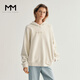 麥檬MM麥檬商場(chǎng)同款米色休閑運動(dòng)衛衣連帽慵懶寬松春夏裝5F1200521 米色 M