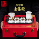 青巖鼎故宮文創(chuàng  )高檔羊脂玉瓷茶具套裝生日禮物送長(cháng)輩退休喬遷商務(wù)伴手禮 故宮鼎之金鑾殿·描金旗艦款 1件