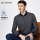 杉杉【30%莫代爾】POLO衫長(cháng)袖男羊絨蠶絲春季柔順親膚合體休閑上衣
