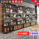 新雅鐵（XINYATIE） 書(shū)架 LOFT工業(yè)風(fēng)復古美式鐵藝文件柜 落地北歐滿(mǎn)墻實(shí)木多層儲物 長(cháng)160*寬40*高220(進(jìn)口松木)