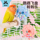 寵尚天鸚鵡玩具啃咬解悶虎皮牡丹鳥(niǎo)籠配件轉轉樂(lè )寵物旋轉自嗨益智鳥(niǎo)玩具 鸚鵡解壓轉轉樂(lè ) 藍