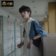 才俏襯衫男短袖夏季薄款韓版潮流港風小眾拼接寬松百搭休閑情侶襯衣潮 白色 YC02 五分袖襯衫 M 90-110斤