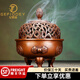 紀梵蒂 GEFIODEY銅香爐紫銅香薰爐吉祥蓮花香爐禮品香道用品具銅飾品 紫銅8#