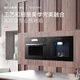 德普凱信（Depelec）2025年新品TD55PRO嵌入式無縫內(nèi)膽蒸烤箱大容量55L蒸烤炸燉四合一APP智控彩磨砂黑TD55M3SPLUS