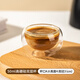 DKO雙層玻璃咖啡杯耐熱防燙水杯家用辦公室泡茶杯早餐杯飲料牛奶杯 50ml雙層玻璃杯