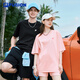 FILA FUSION斐樂(lè )潮牌多彩休閑短袖T恤夏季寬松純棉防曬涼感情侶上衣 深黑-BK（25年升級版） 2XL /185/104A
