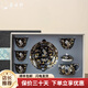 薈云軒故宮文創(chuàng)魚藻紋功夫茶具套裝家用泡茶壺送老師長輩領(lǐng)導(dǎo)老外伴手禮 鑾銀金銀錯魚藻紋茶壺套組