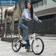 大行（DAHON）D6折疊自行車(chē)20英寸6速入門(mén)級(jí)折疊車(chē)成人學(xué)生通勤休閑單車(chē)KBC061 白色