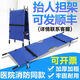 加厚醫院用家用消防企業(yè)演習急救折疊單架成人簡(jiǎn)易樓電梯帶輪擔架 藍色 軟擔架