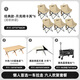 探險者露營(yíng)月亮椅子戶(hù)外便攜折疊椅折疊小凳子桌椅套裝露營(yíng)裝備全套新品 懶人首選一車(chē)拉走 六人歡聚套餐 卡其