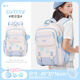 卡拉羊（KALA·Y）2025新款小學(xué)生書(shū)包大容量輕便初中生高中女孩雙肩背包套拉桿 藍色