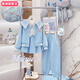 柏潮女童套裝夏季裝2025新款兒童棒球服外套百褶裙子長(cháng)褲加絨兩件套冬 藍色玉桂狗外套配褲子 110 近期